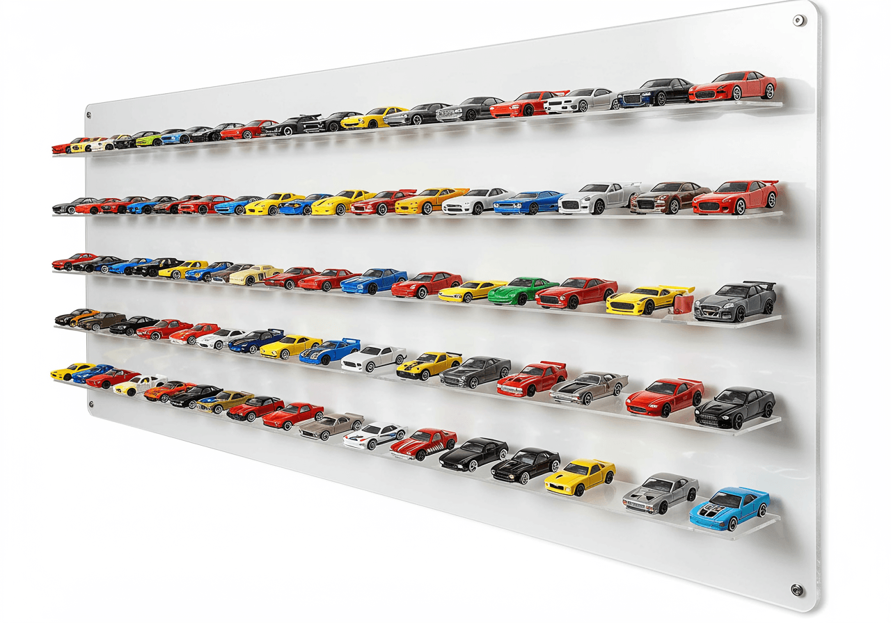 Duvar Tipi Hot Wheels Stand | Konya Pleksi ve Mika Ürünleri | Pleksiglas, Endüstriyel Etiket, Mühendislik Plastikleri, Kesim & Baskı Hizmetleri | Konya Mika Pleksiglas Çözümleri Pleksigalass, Teşhir Ekipmanları, Pleksi Standlar, Display Ürünler, Yönlendirme Ürünler, Makina Kapakları, Hobi-Özel Tasarım Ürünler, Polikarbon, Endüstriyel Etiket, Pleksi (Mika) Endüstriyel Etiket, Pcv (Lexsan Pp) Endüstriyel Etiket, Aluminyum Endüstriyel Etiket, Lazer Markalama Endüstriyel Etiket, Sticker Endüstriyel Etiket, Mühendislik Plastikleri, Fiber, Polyamid, Polietilen, Teflon, Kesim ve Baskı Hizmetleri, Solvent Baskı, Uv Baskı, Lazer Kesim, Cnc Router